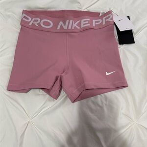 Nike Women's Pink Pro Shorts
